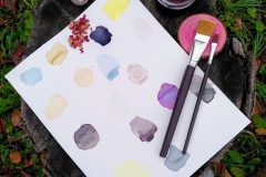 Kreativ mit Pflanzenfarben und -tinten